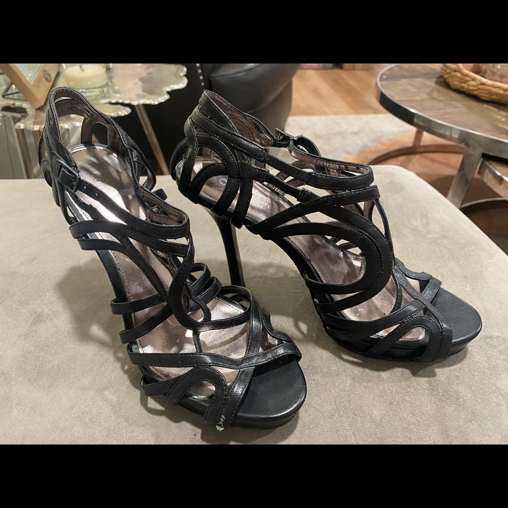 Calvin Klein strappy stilettos